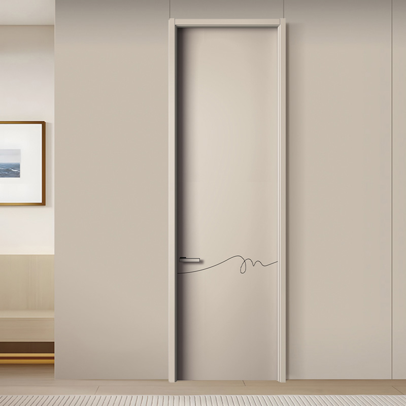 Pintu Datar Interior Tahan Jamur Bintang Abu-abu Pintu Datar Interior Tahan Jamur Bintang Abu-abu